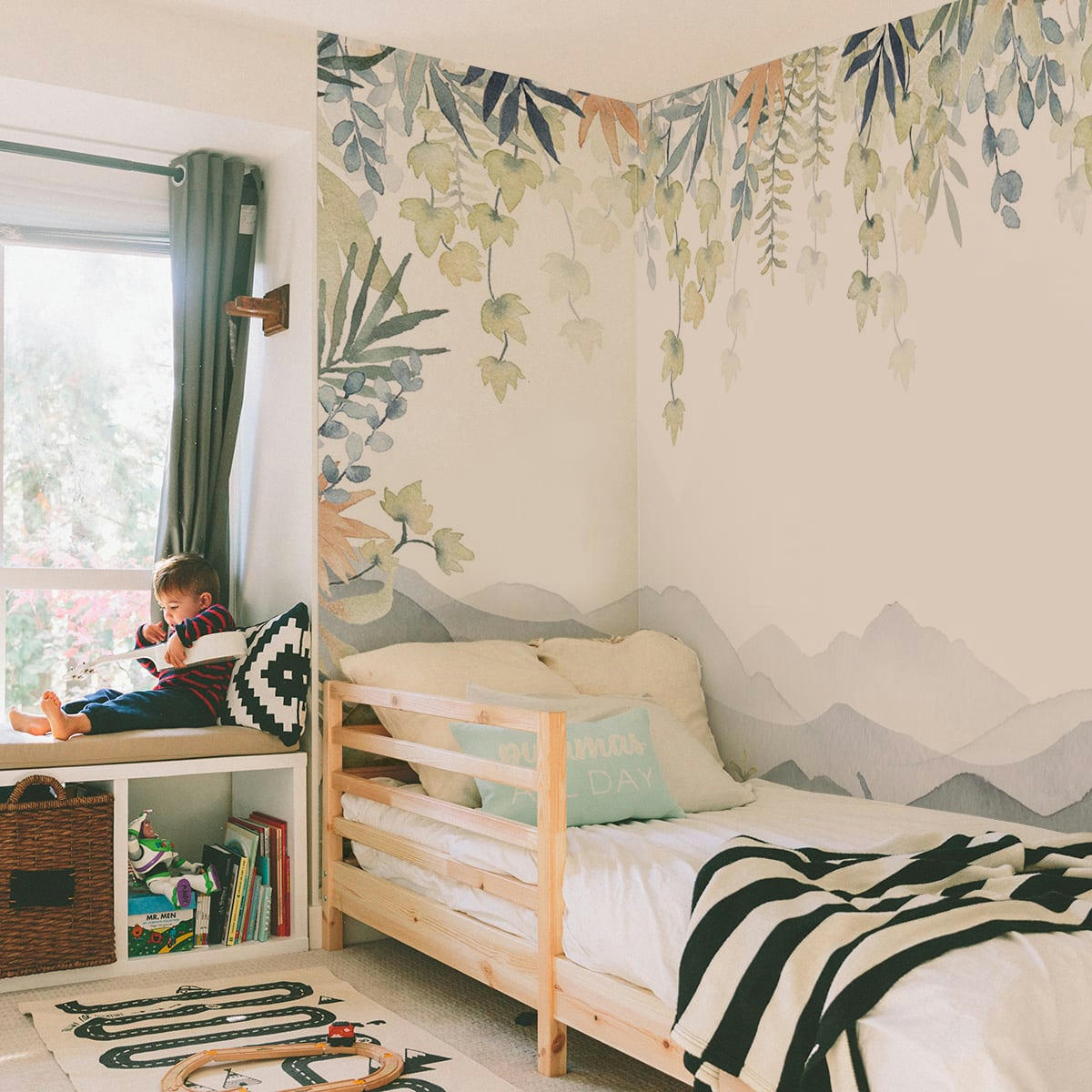 - Papier peint panoramique vue sur la savane 425 x 250 cm