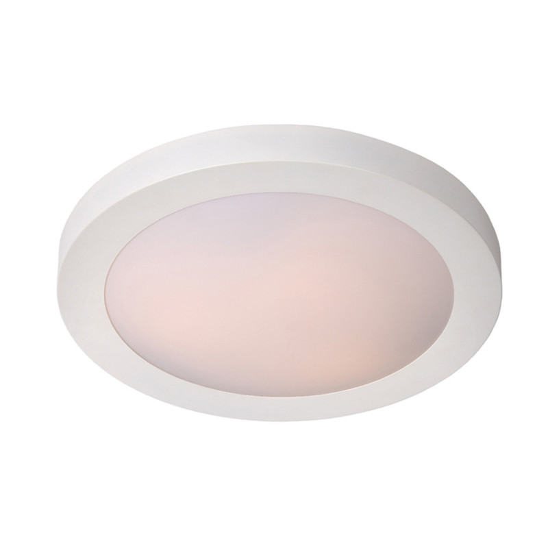 Plafonnier Fresh blanc IP44 Ø 27 cm E27 20 W LUCIDE