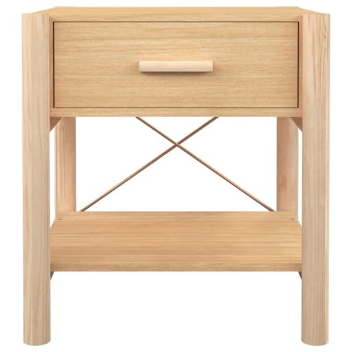 NNEVL Bedside Tables 2pcs 42x38x45 cm Engineered Wood