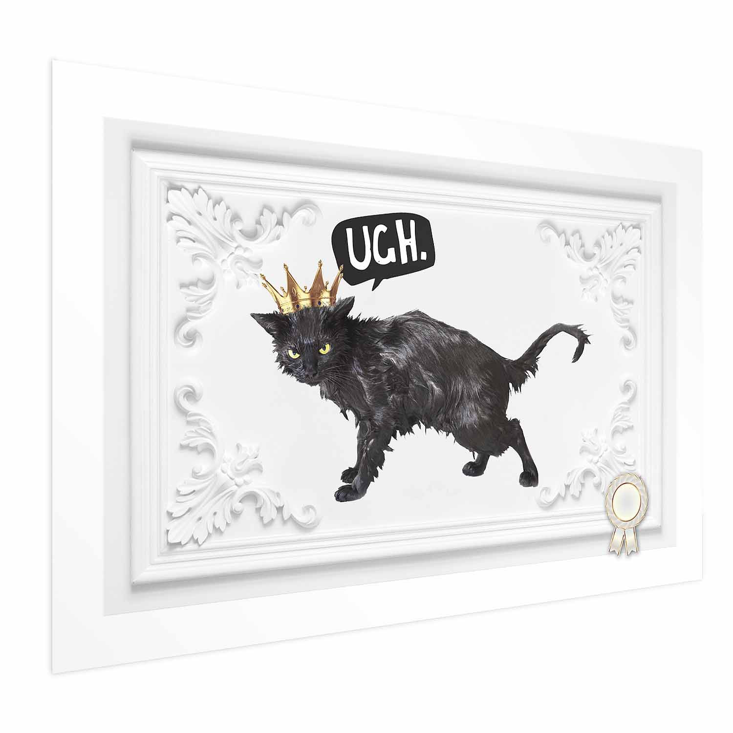 Plakat Kot w koronie 30x21 cm