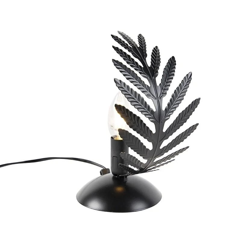 Ylumen tafellamp Palm - 1 lichts - 18 x 24  cm - zwart
