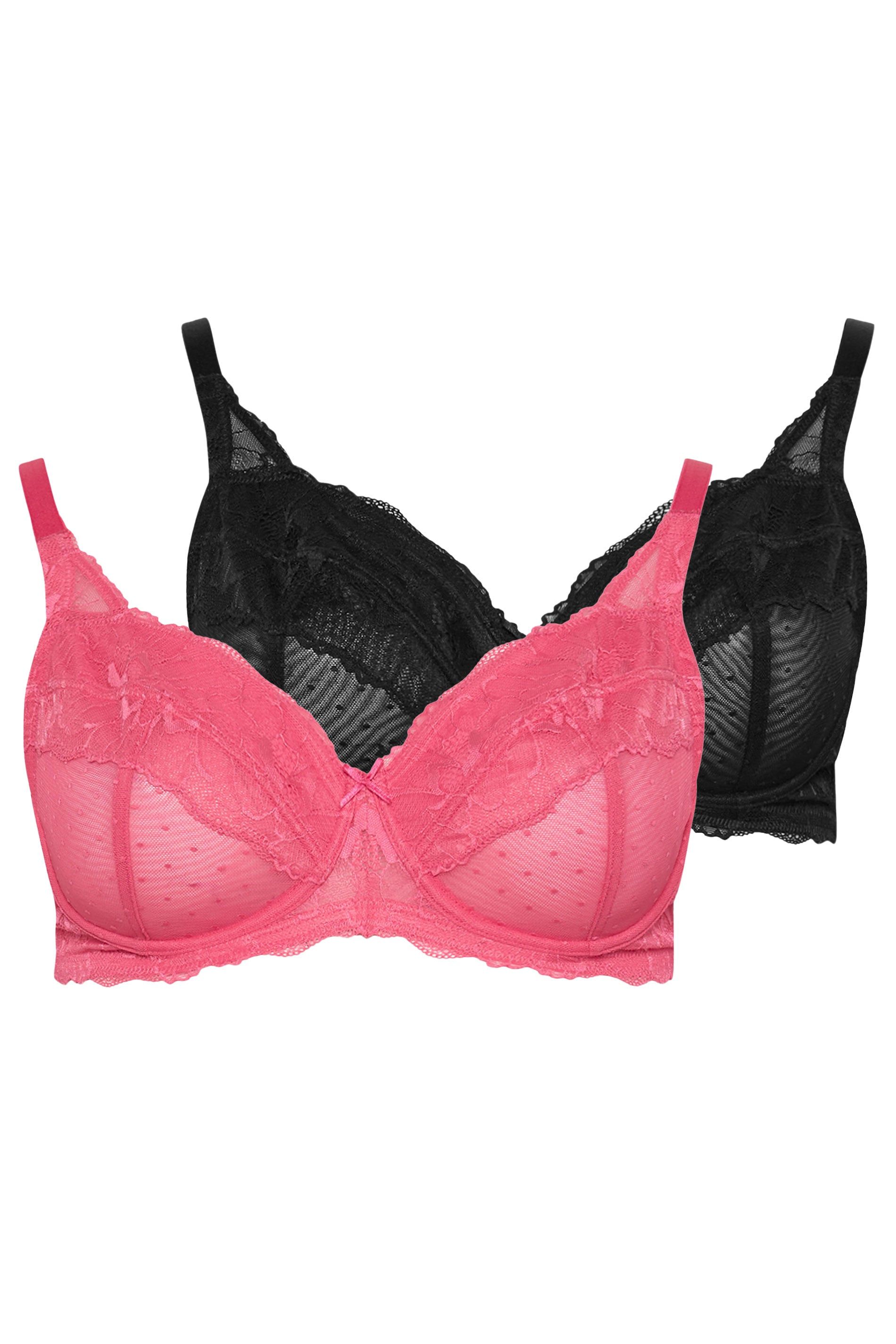 Yours 2 Pack Non Padded Underwired Bras