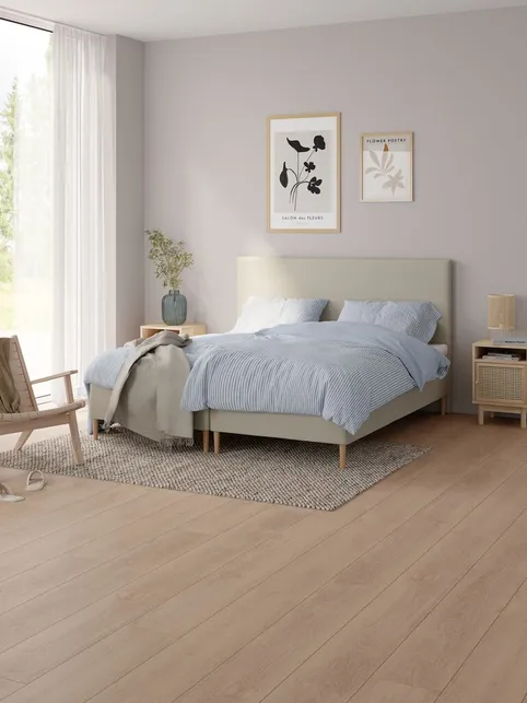 Boxmadras 180x200cm KVENNA + TOSEN sand-91 Medium