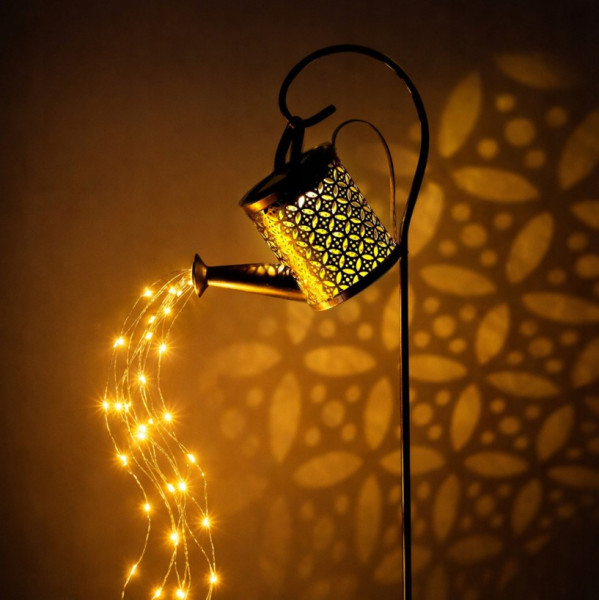 Konewka lampa solarna ogrodowa wbijana H80 LED