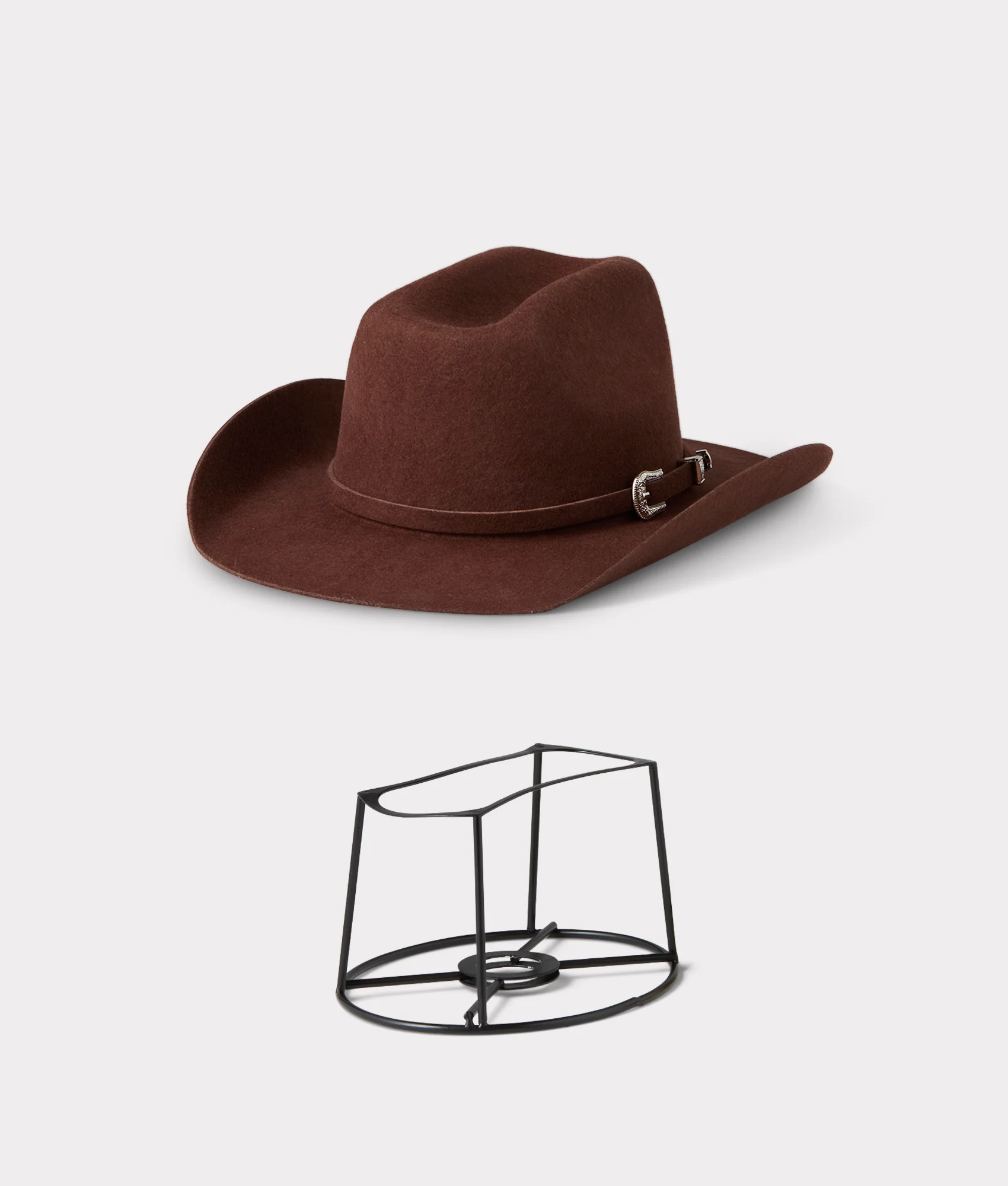 Cowboy Hat Lampshade - Chocolate
