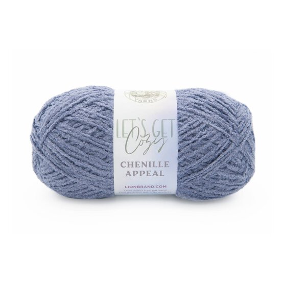 Lion Brand Blue Granite Chenille Appeal 100g