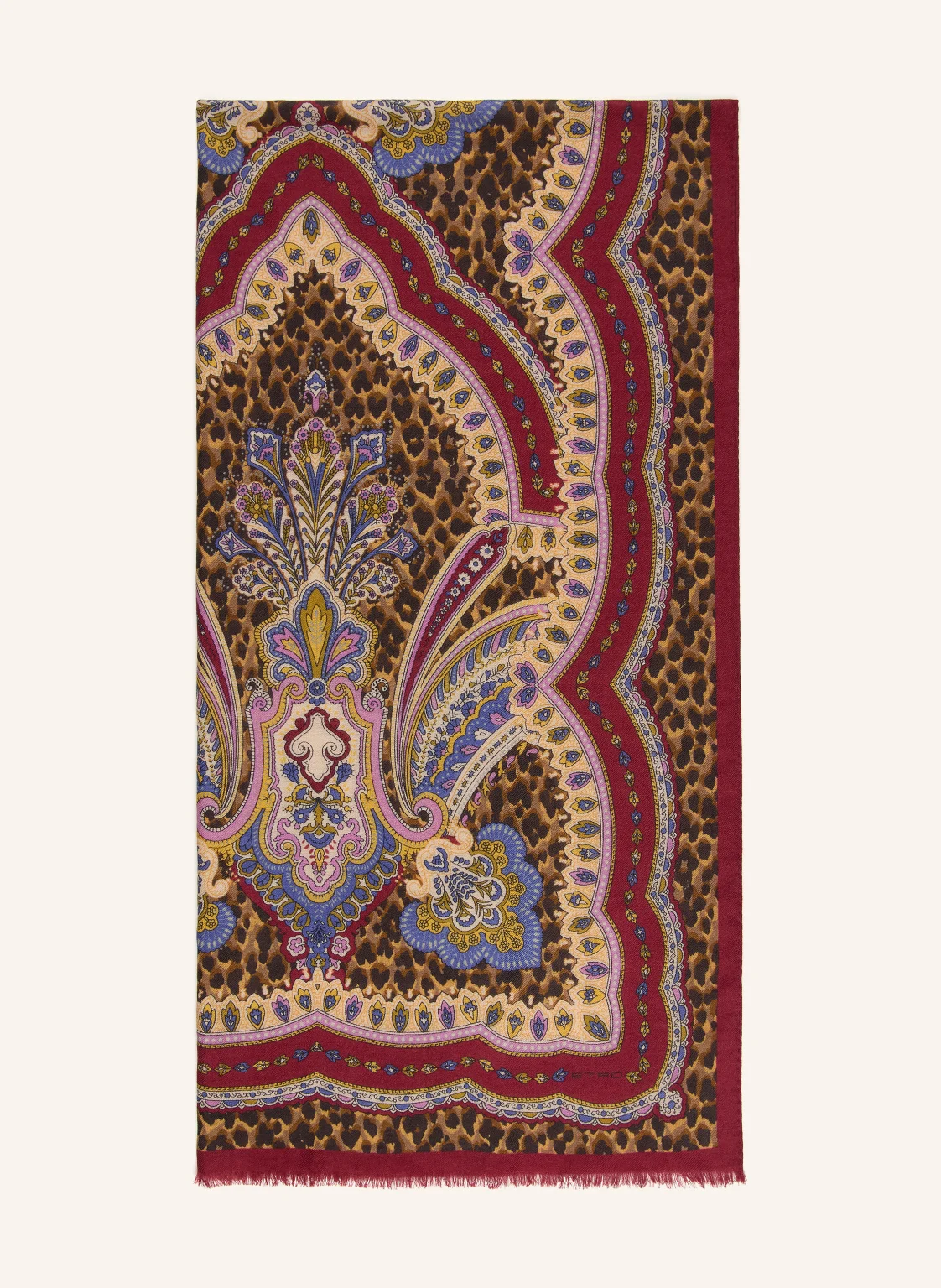 ETRO Schal mit Seide und Cashmere