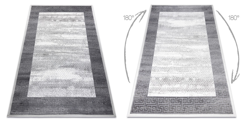 Dywan NOBLE nowoczesny1512 64 Ramka, grecki vintage 80x150 cm