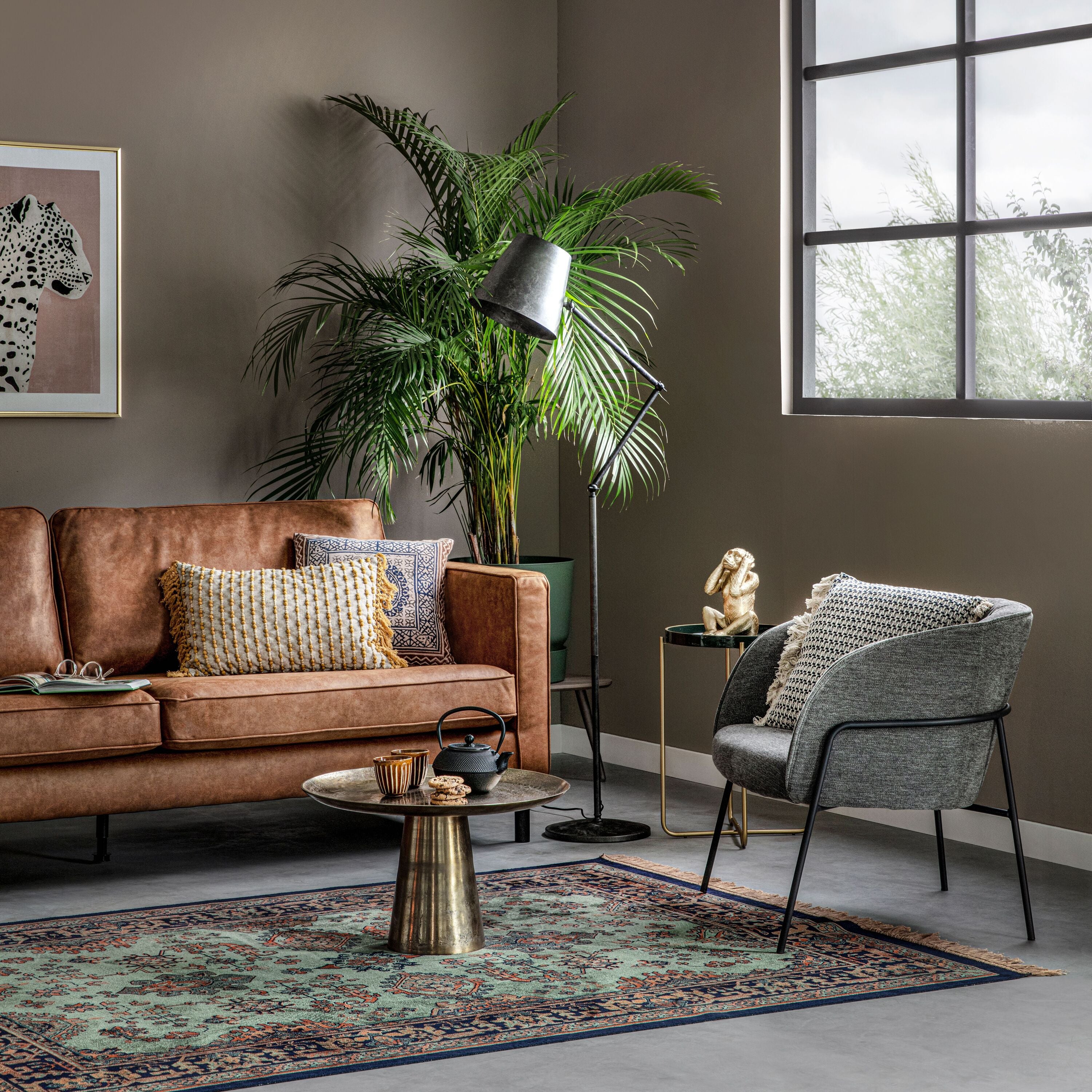 by fonQ Ezra Vloerkleed 160 x 230 cm - Groen