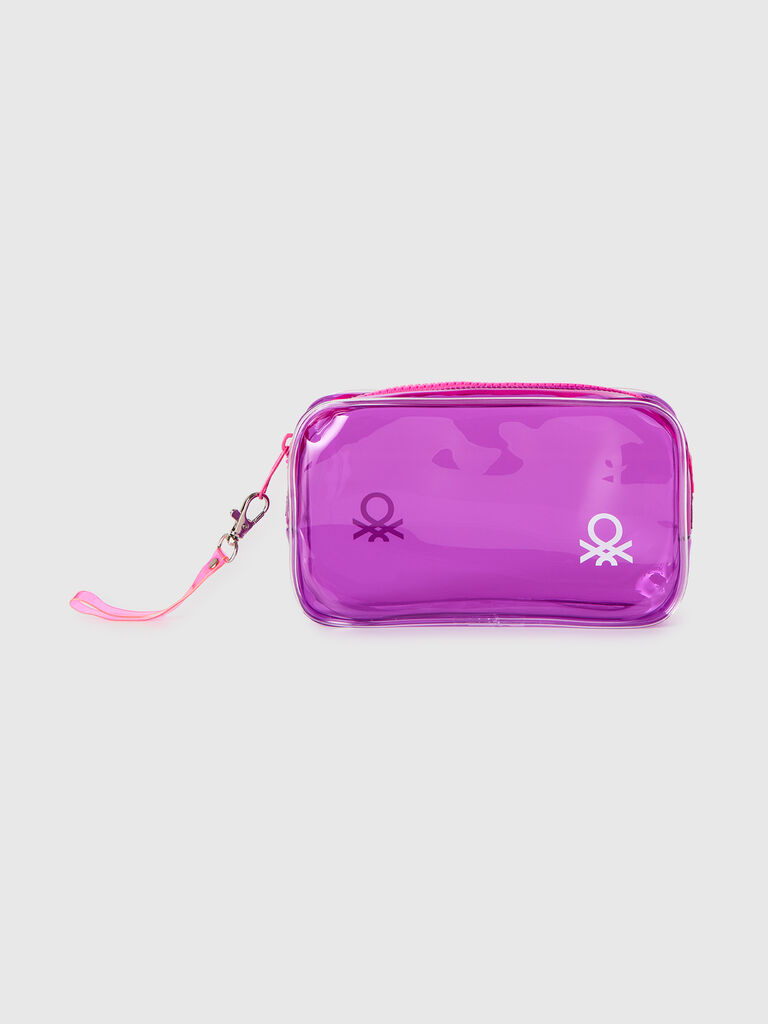 Beauty case in PVC with logo