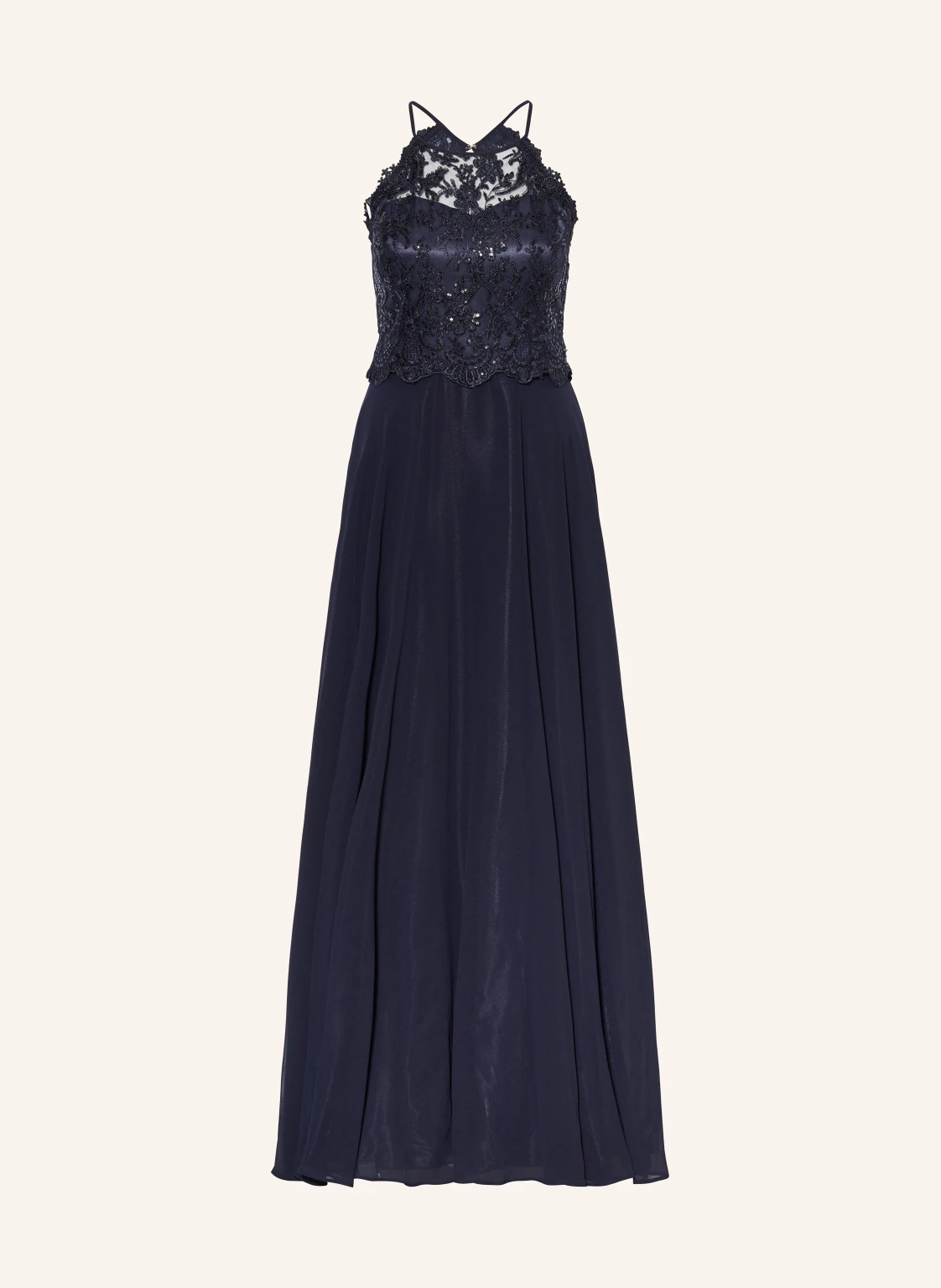 VM Vera Mont Abendkleid mit Spitze und Pailletten