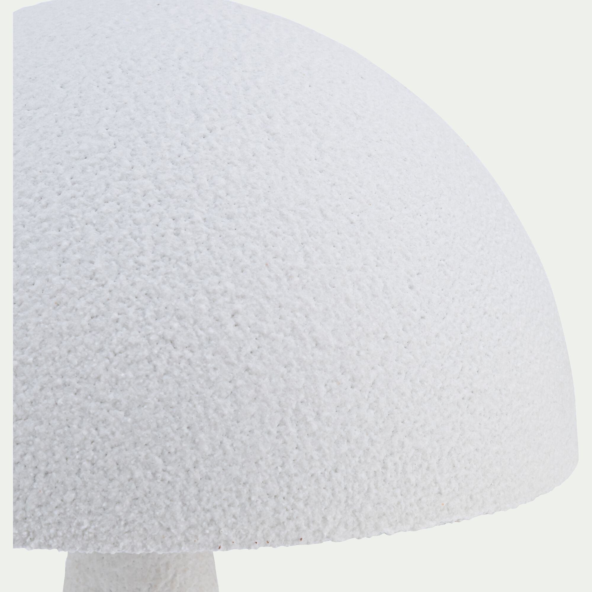 SYROS - Lampe à poser électrifiée en acier H30cm - blanc