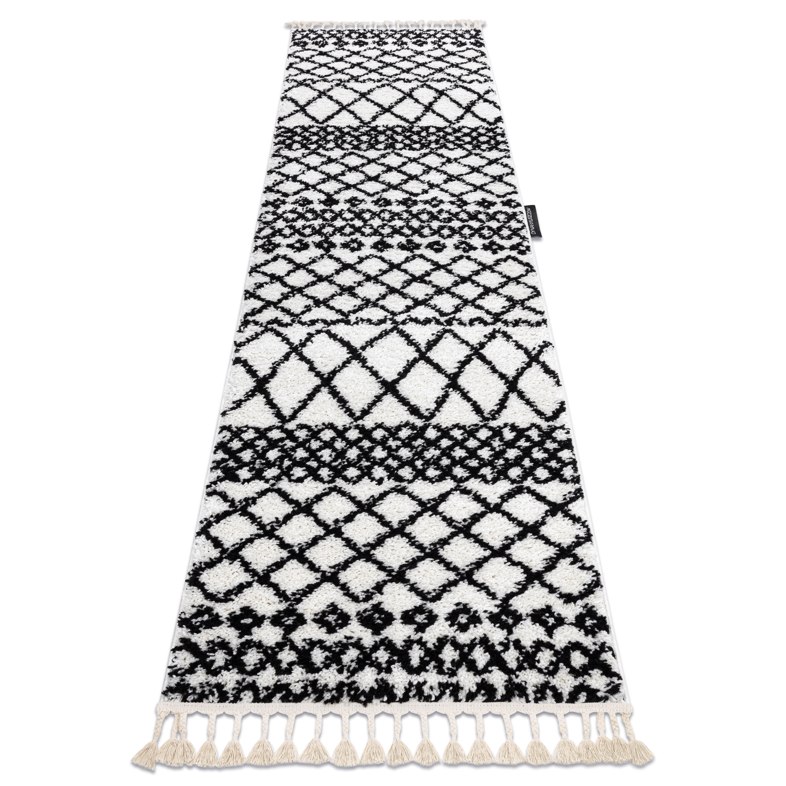 Dywan, Chodnik BERBER SAFI biały - do kuchni, przedpokoju, na 60x200 cm