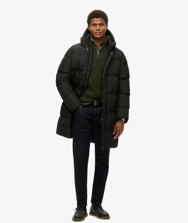 Hooded Sports Puffer Coat