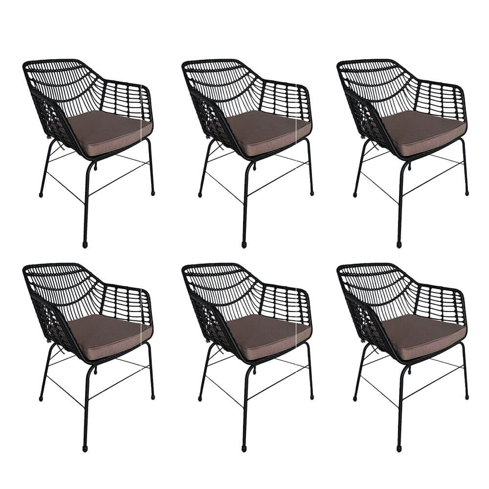 HOME DELUXE tuinstoel incl. zitkussen TARA - 63 x 60 x 82 cm weerbestendig