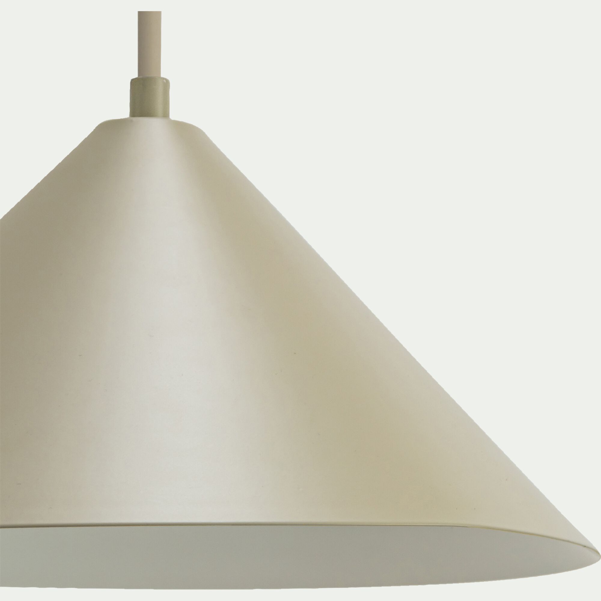 RAVENNE - Suspension électrifiée en fer - beige sable