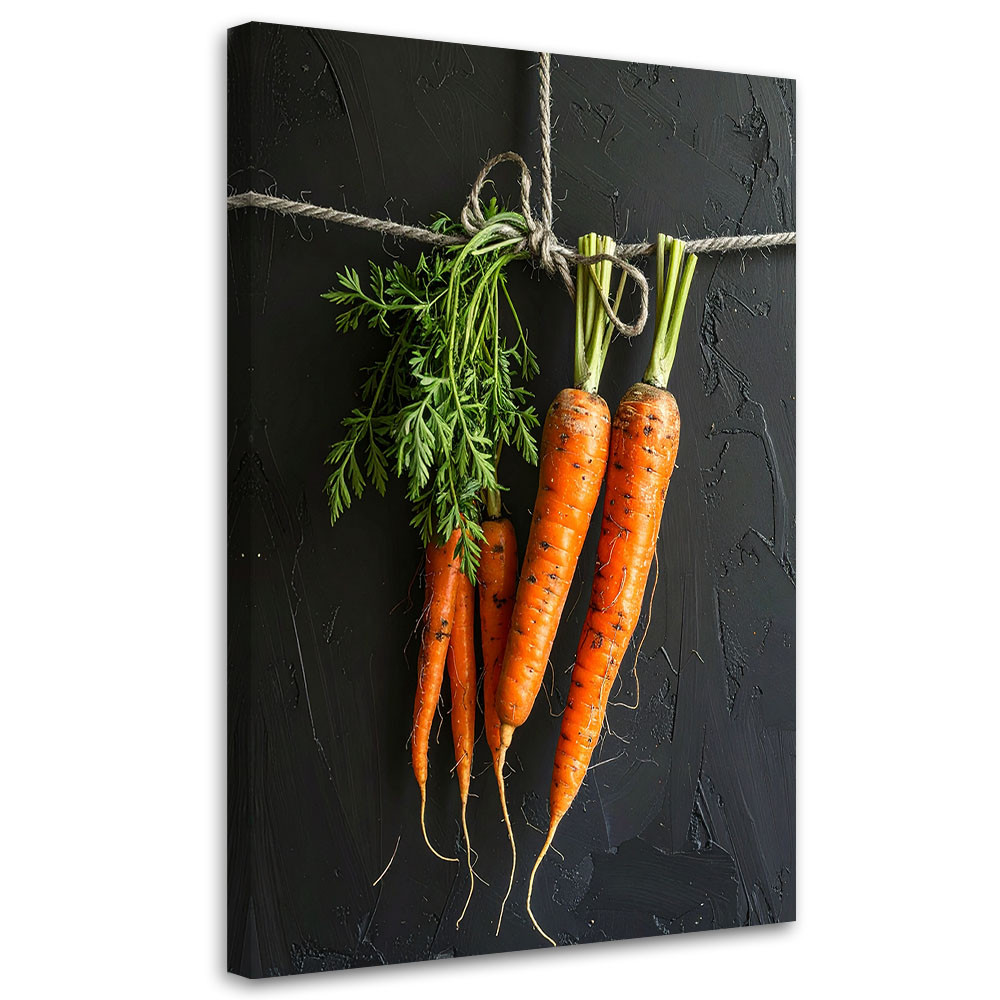 Obraz do kuchni restauracji baru jadalni, Marchewki warzywa 20x30