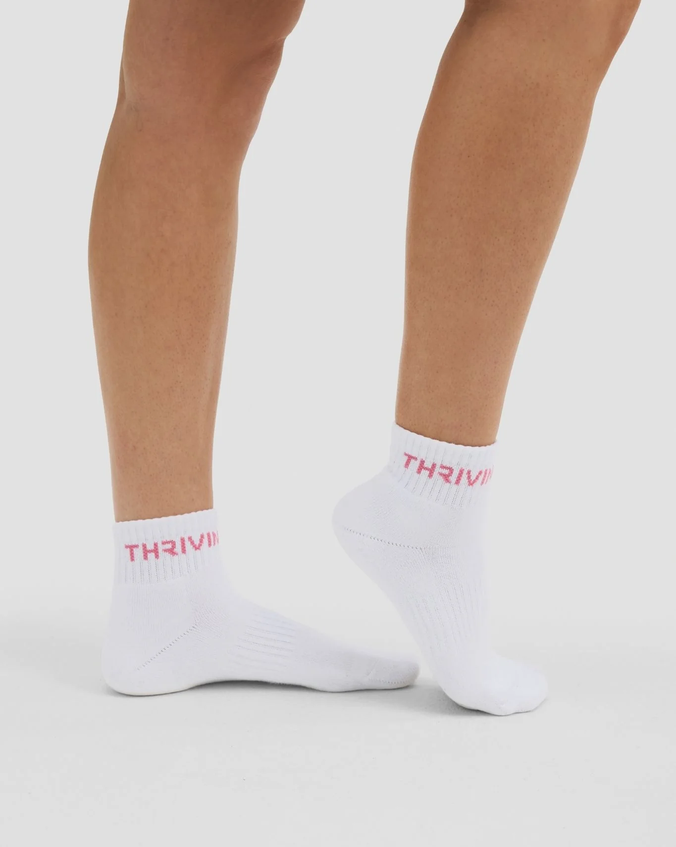 THRIVIN Mid Socks | Bubble Pink