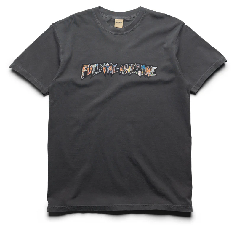 Fucking Awesome Dill Collage Logo Tee - Pepper