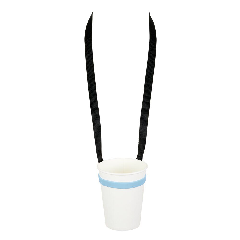 Porte gobelet verre support tour de cou