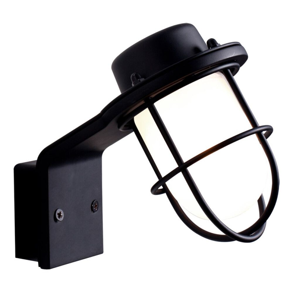 VEGGLAMPE NORDLUX MARINA SVART