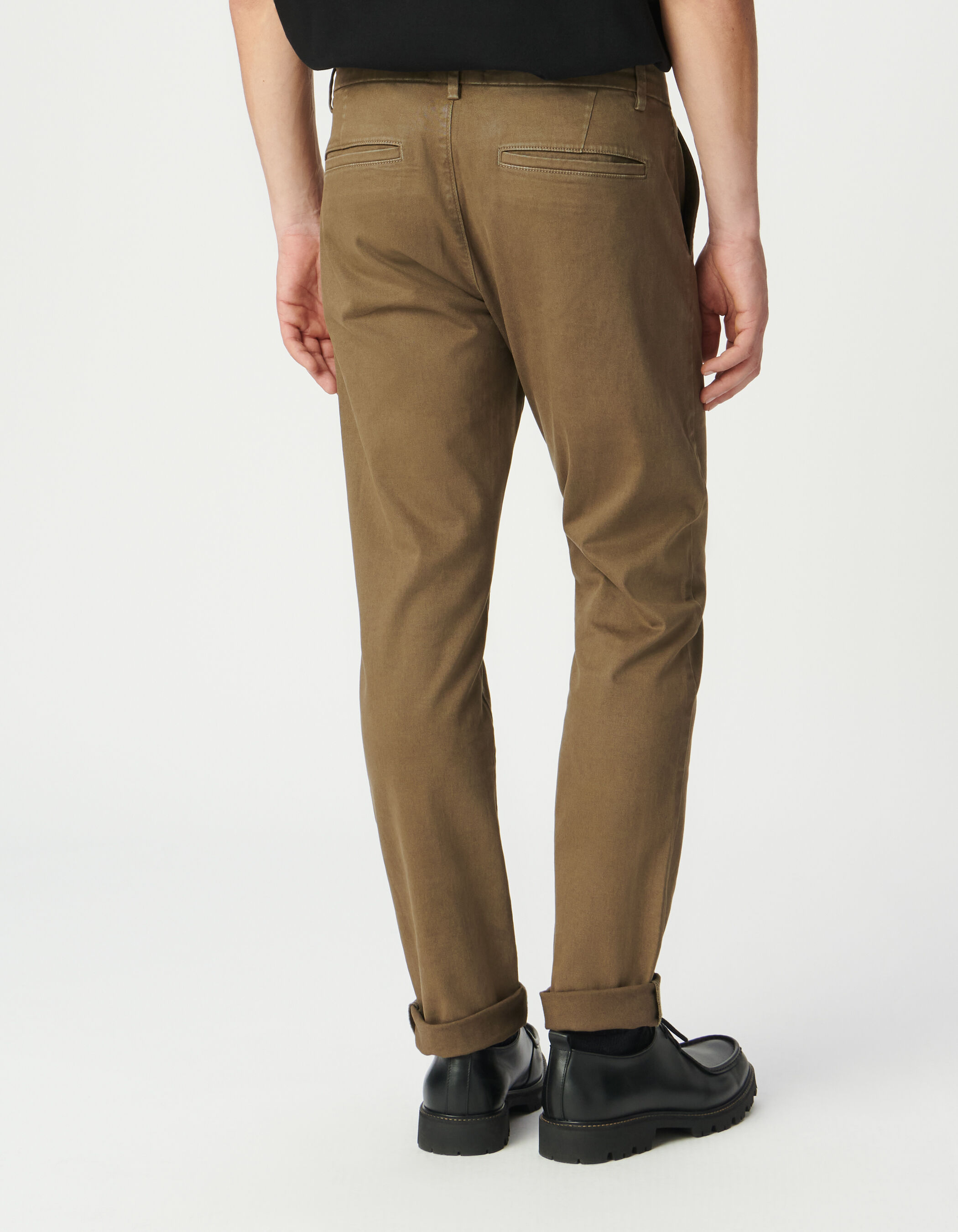 Pantalon chino slim beige foncé Homme
