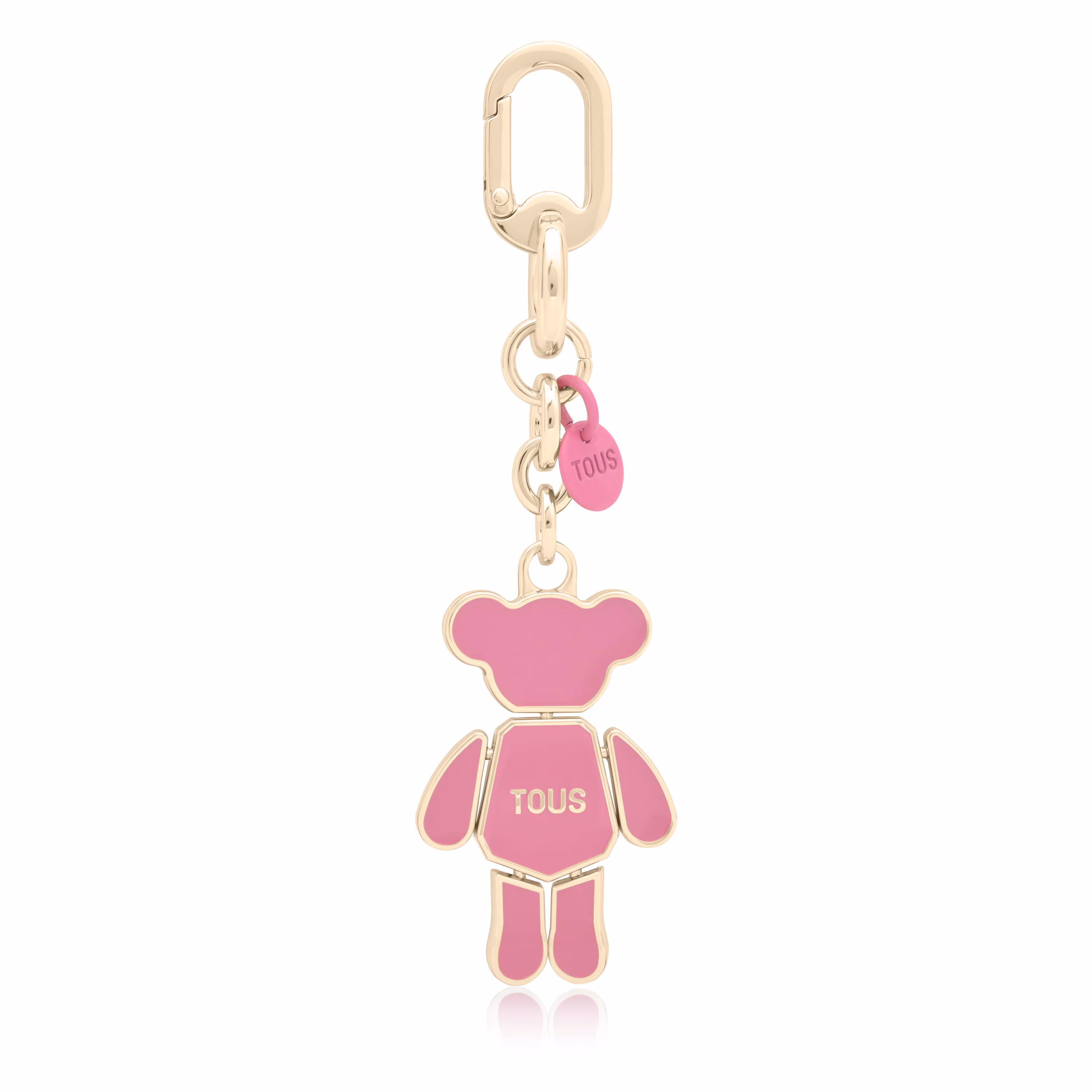 Llavero rosa dorado TOUS Puppet Bear