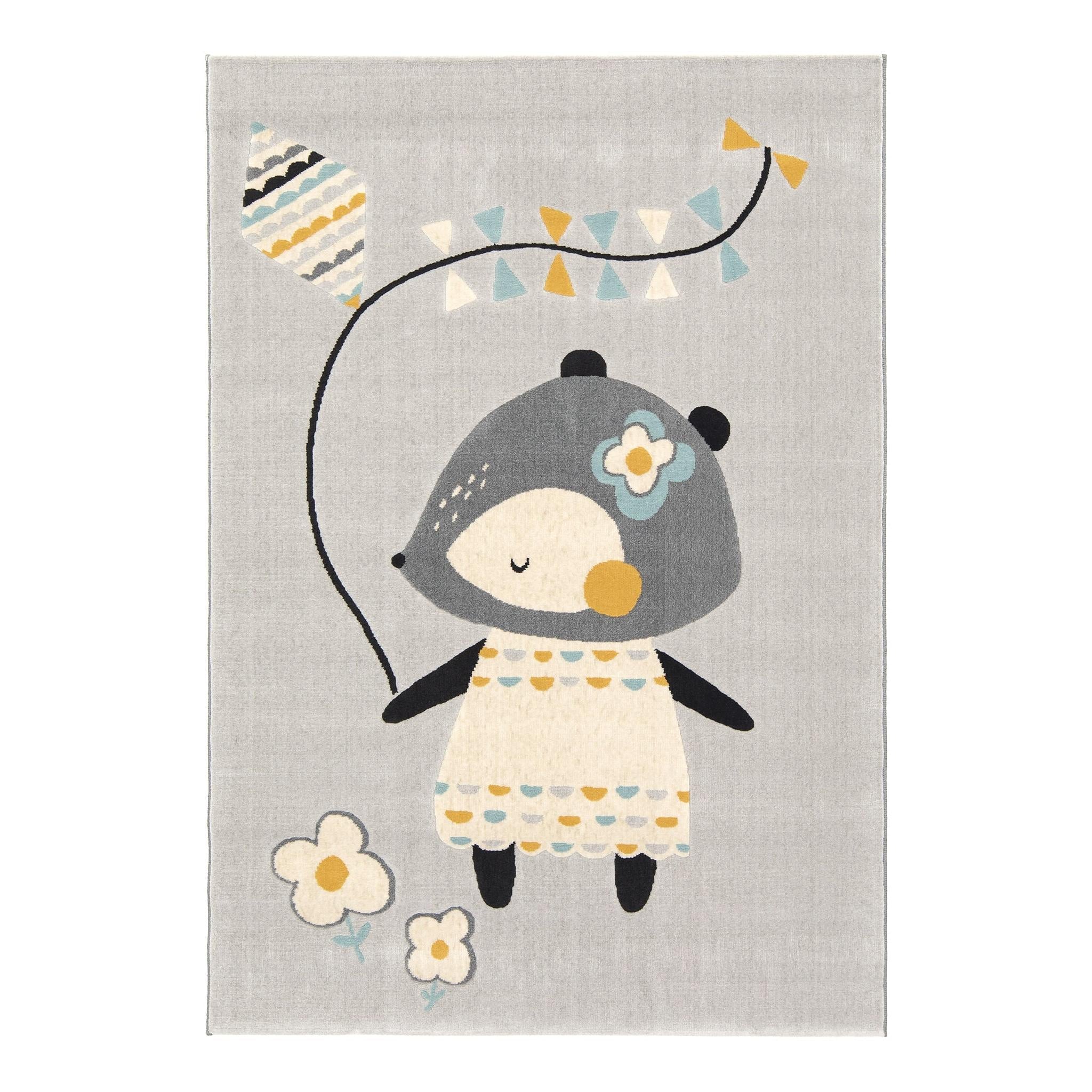 AFK Living vloerkleed Jolly - zeer zacht - grijs - 120 x 170 cm