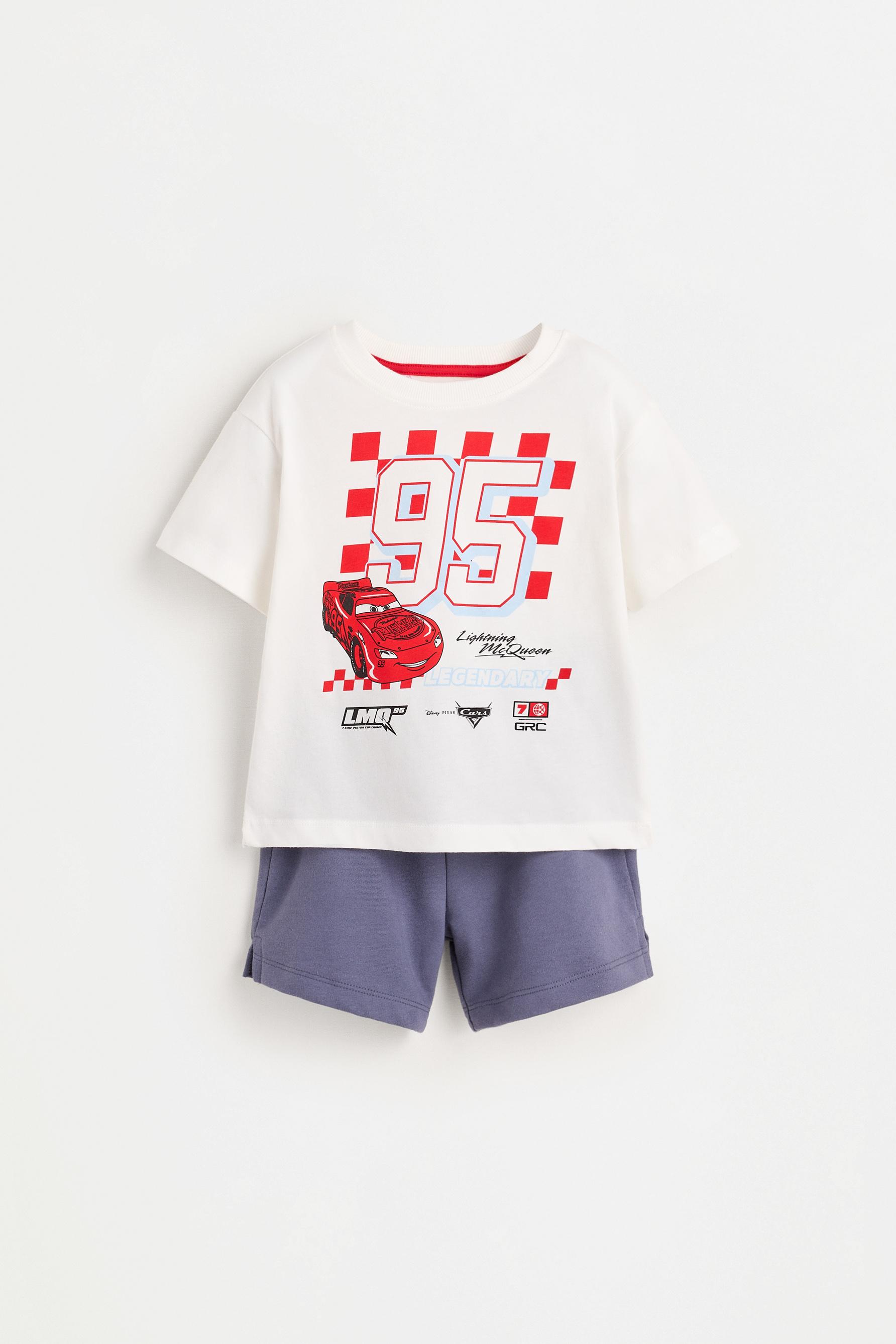 Set Rayo Mcqueen ©Disney camiseta y bermuda jogger