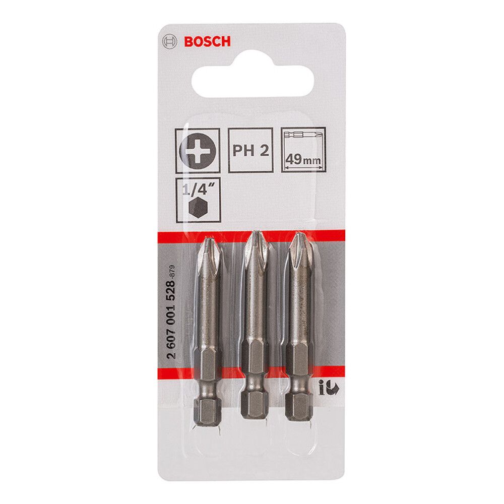 BITS BOSCH EXTRA HARD PH2 49MM 3STK