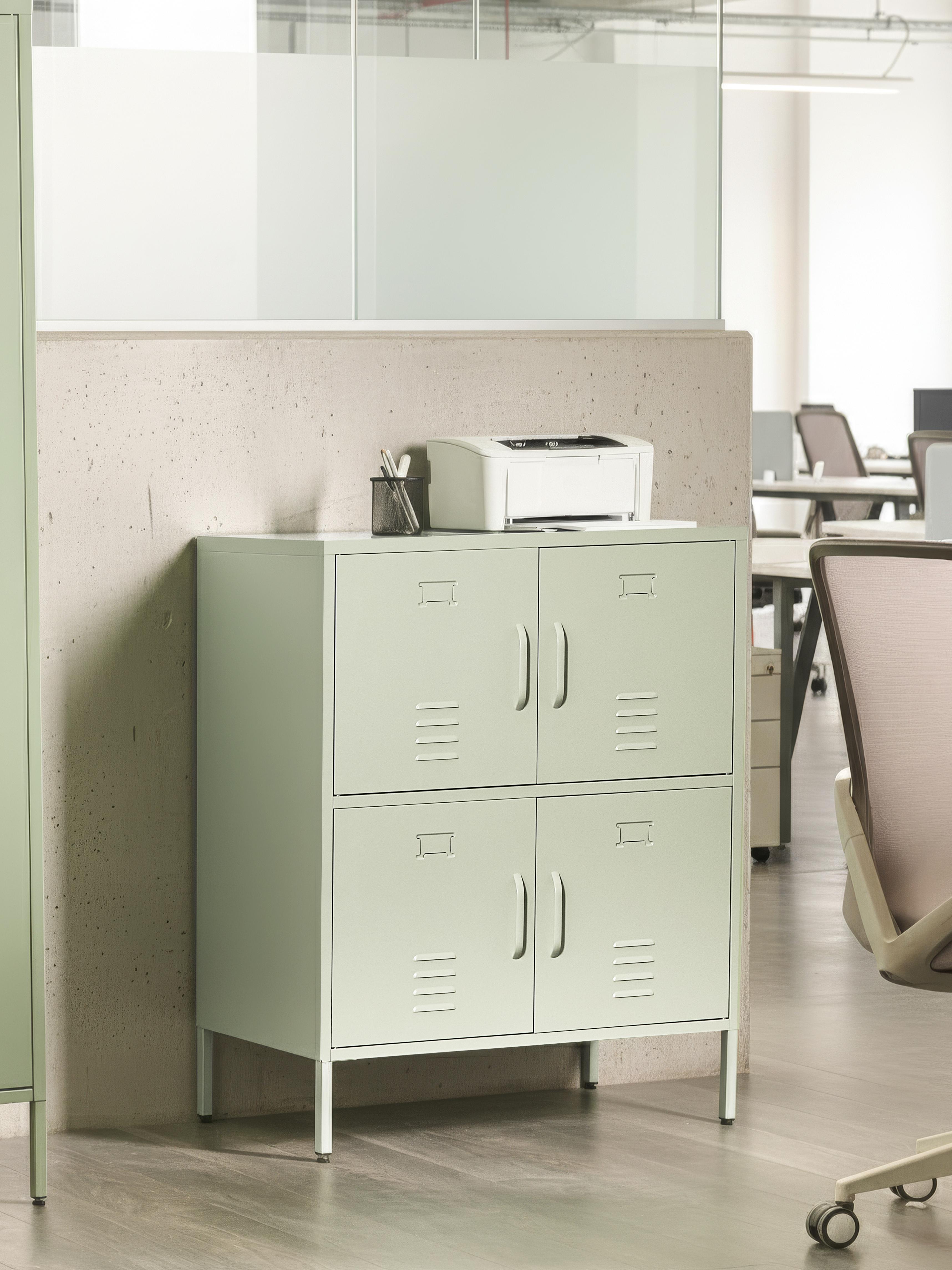 Storage Unit HOLBECK Metal Mint Green