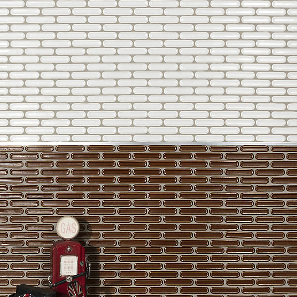 Mosaïque sur résille cuisine et salle de bain. Dublin Caramel 30 x 30,6 cm