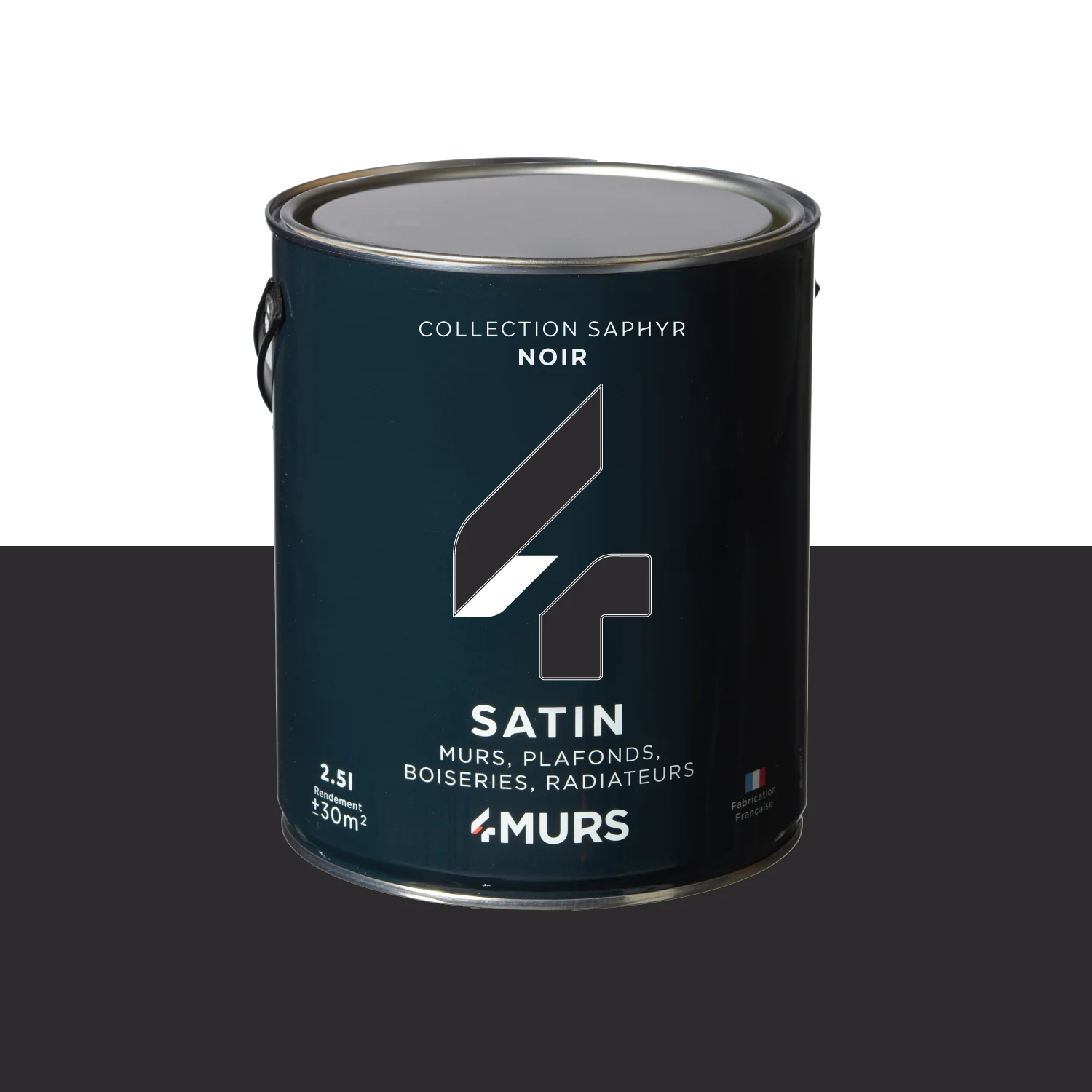 Saphyr Peinture Multi-supports Peinture noir Satiné