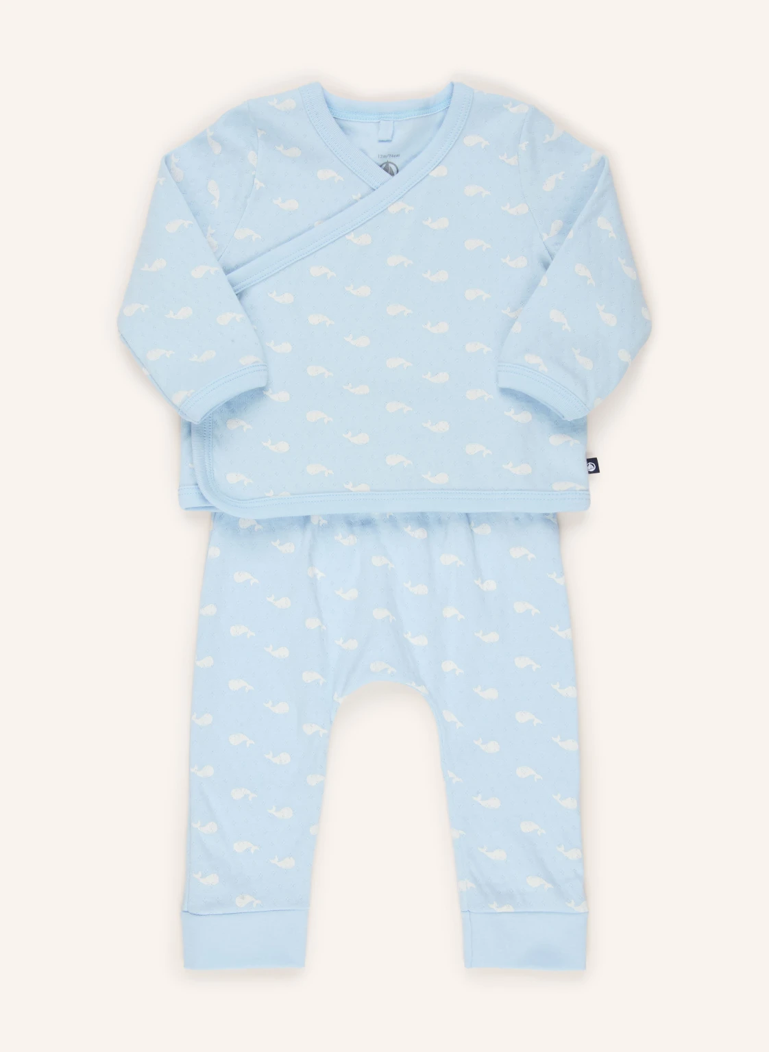 PETIT BATEAU Set: Wickelshirt und Hose