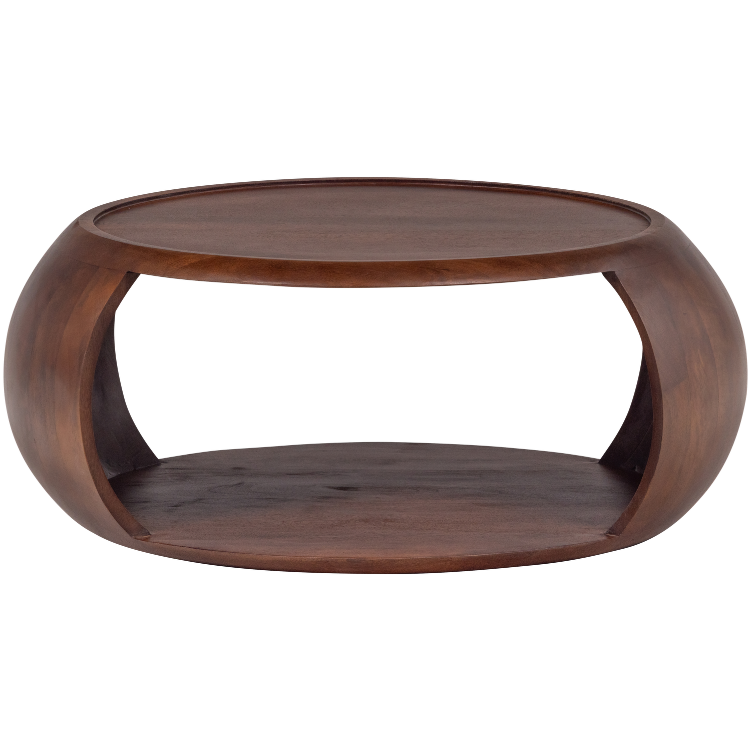 WOOOD salontafel Cole - Mango Hout - Bruin - 36x72x72