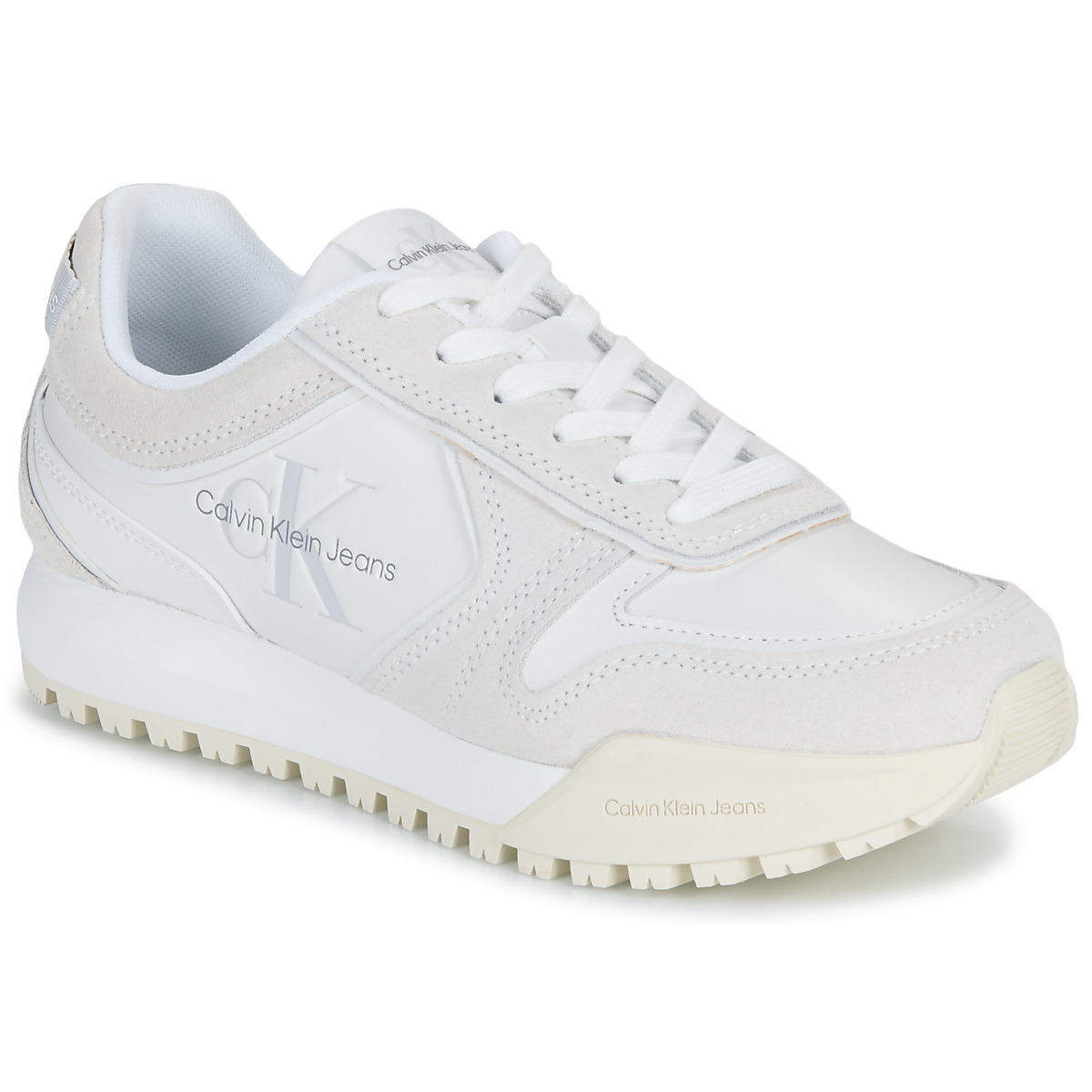 Calvin Klein Jeans - TOOTHY RUNNER IRREGULARLINES - White
