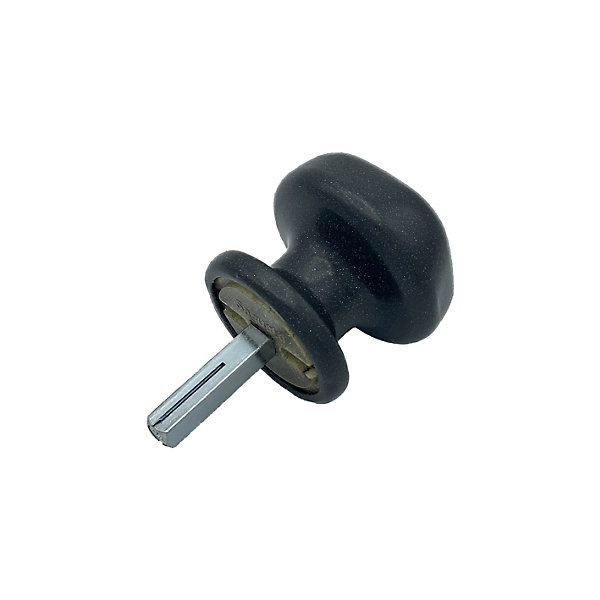 Bouton de Porte D60 mmen Aluminium GRIS ANTIQUE.