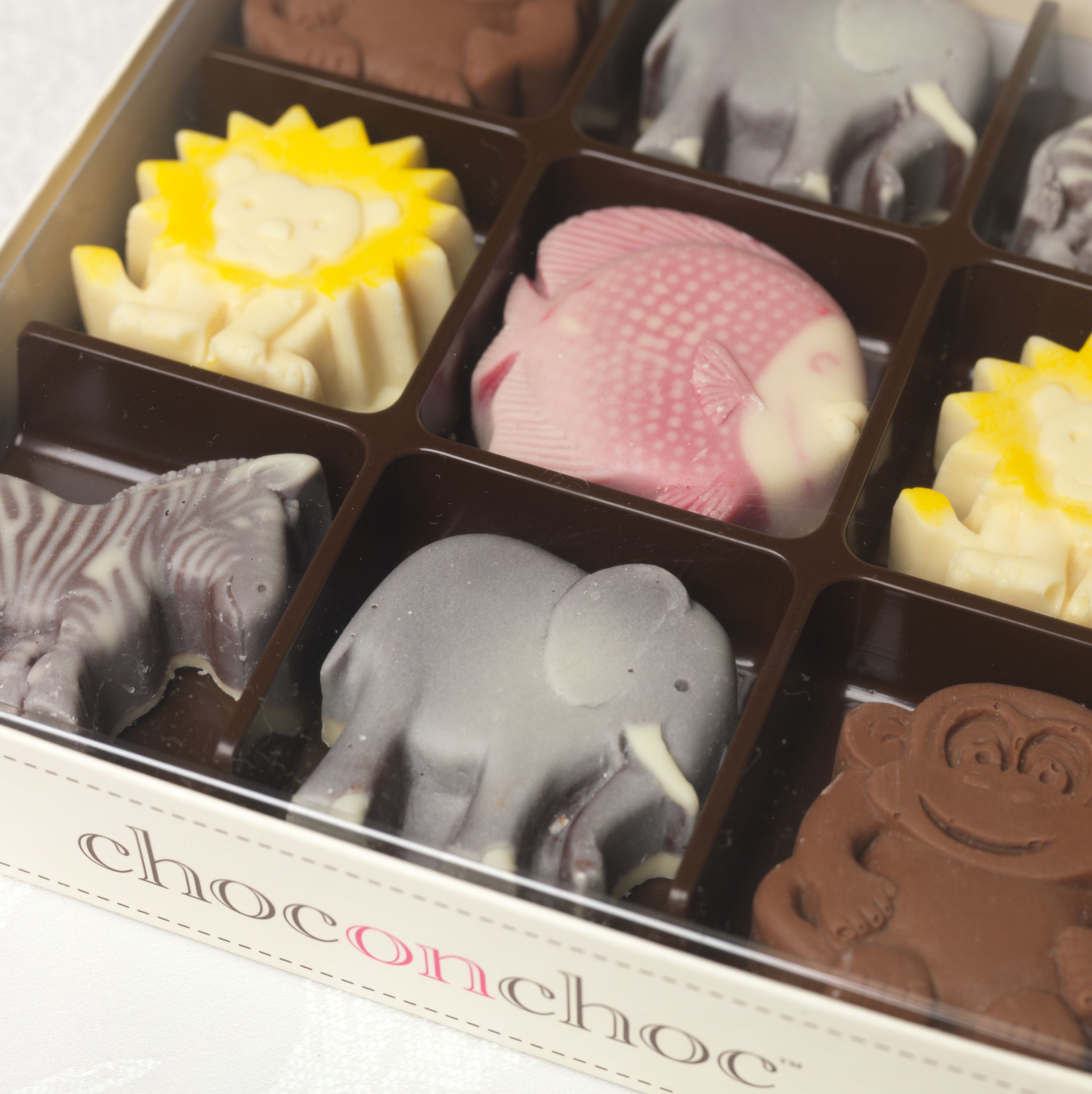CHOC ON CHOC Chocolate Animals Farmyard Selection Box