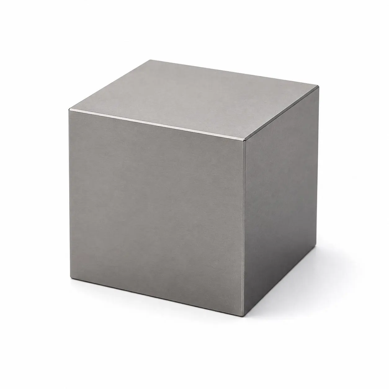 Tungsten Cube - Ultra-Dense Metal Desk Toy, EDC Heft & Executive Paperweight | Heavy Tungsten Alloy Collector Gift | 0.5