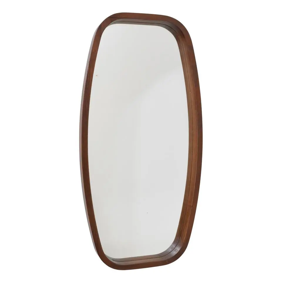 Fragix Wandspiegel Eva 40x80 Donker bruin hout