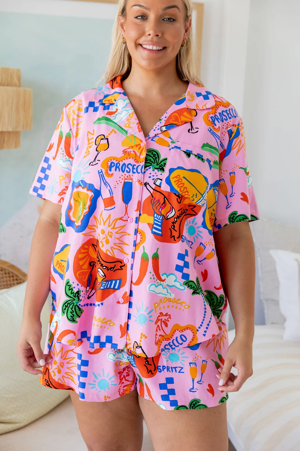 Marley Linen Blend Shirt in Cin Cin