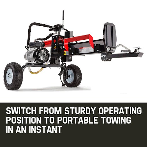 NNEMB 20 Tonne Electric Hydraulic Towed Wood Log Splitter-HPS4500E