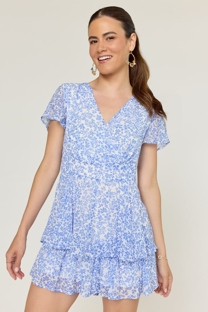 Marcy Tiered Floral Romper