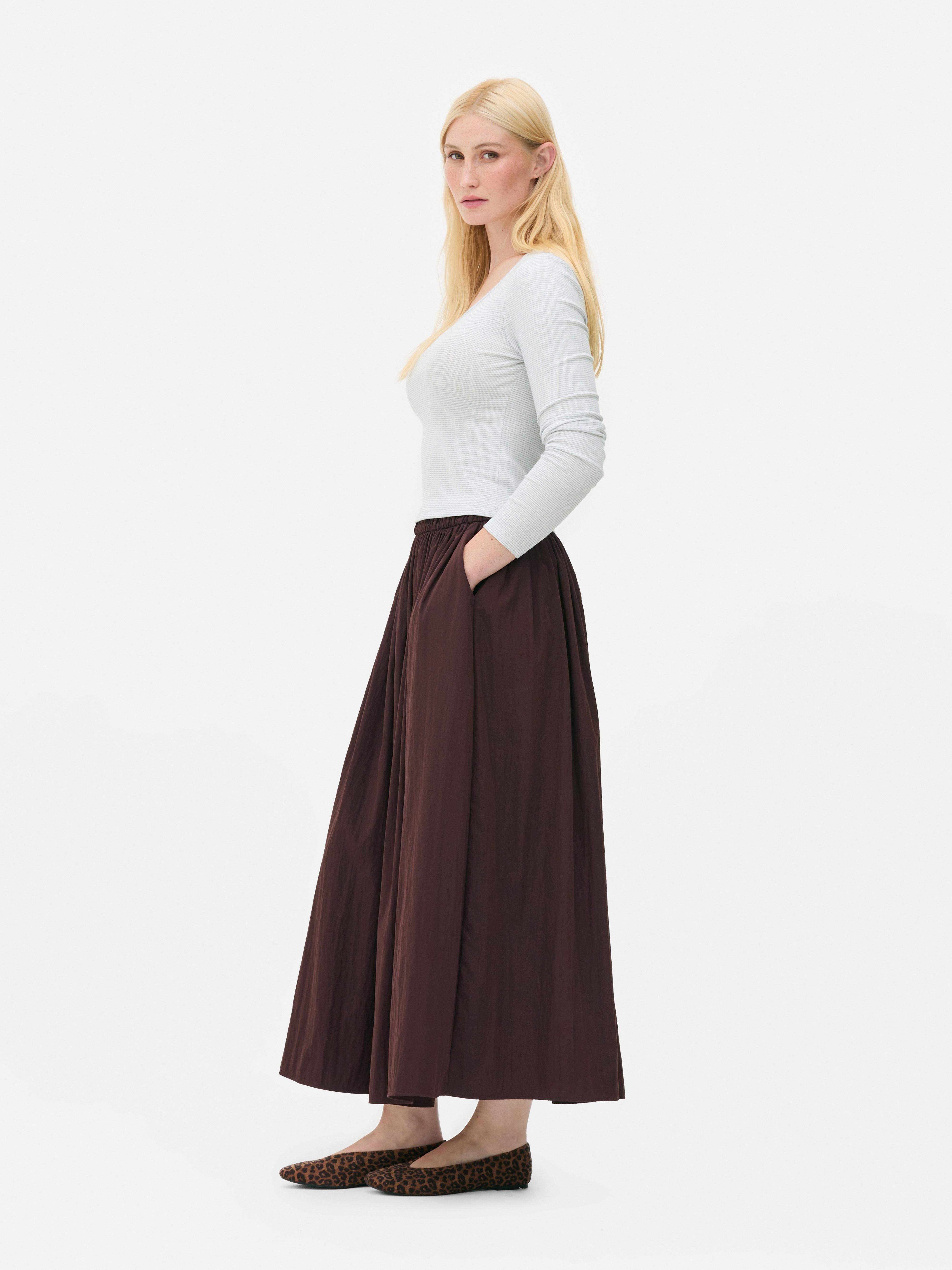 Cotton Rich Scoop Neck Top