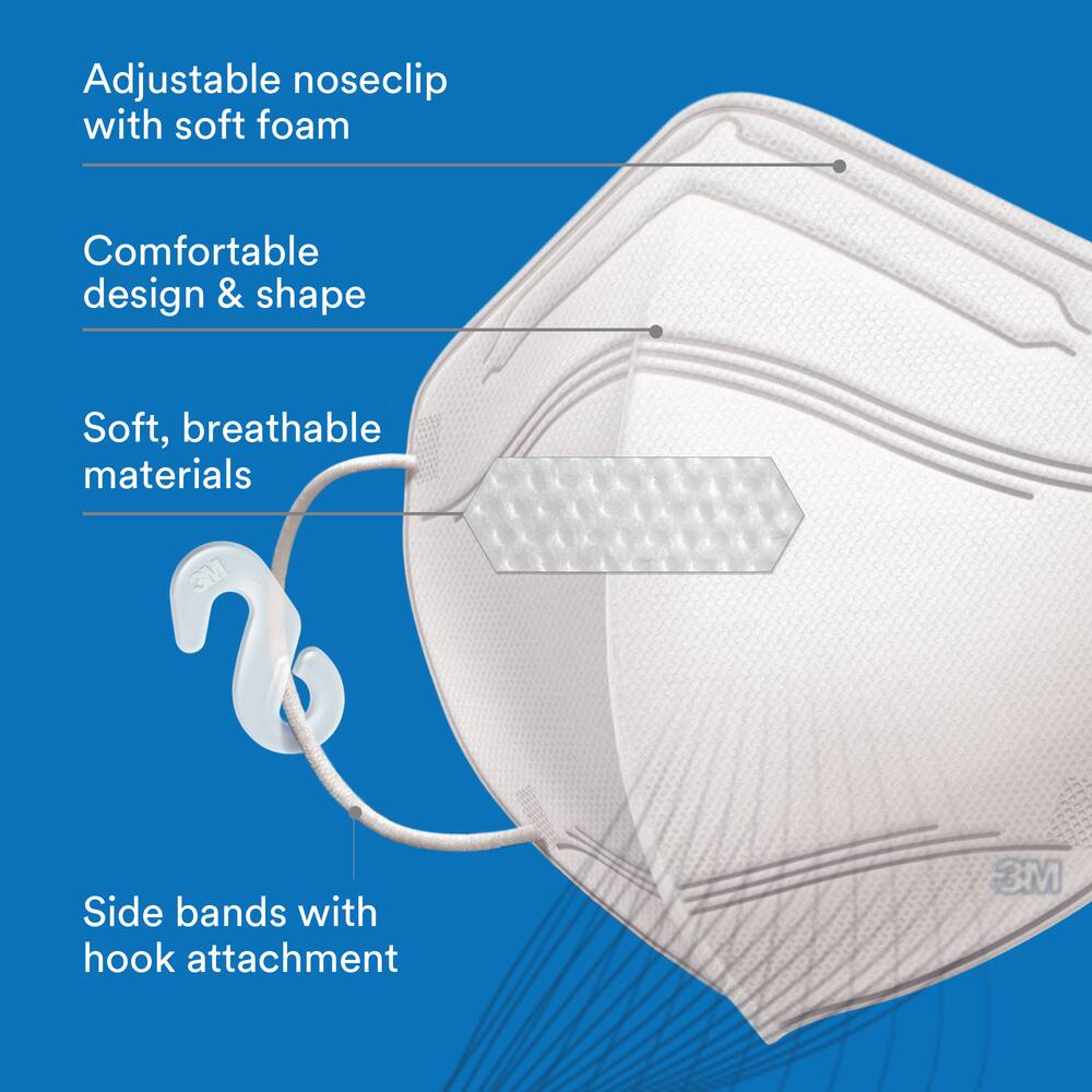 3M Advanced Filtering Facemasks, 3-pk
