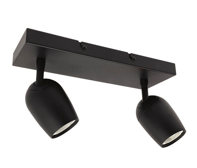 Freelight Spot Trova Zwart GU10 2-Lichts Balk