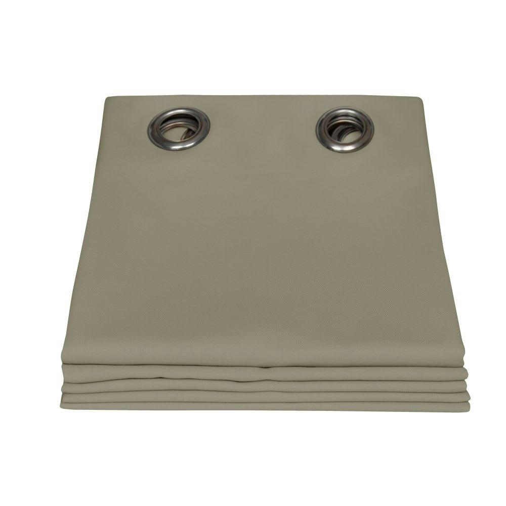 - Rideau extérieur taupe 135 x 250