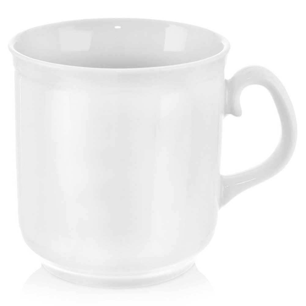 Kubek porcelanowy biały MONA 400 ml