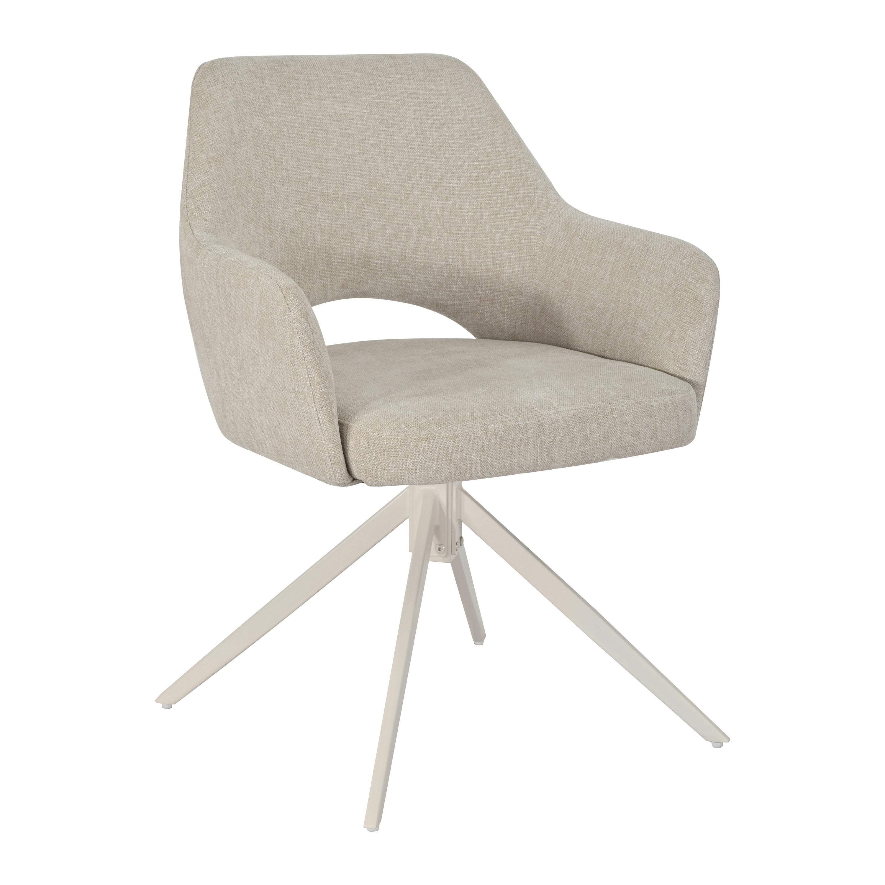 by fonQ Gap Draaibare Eetkamerstoel - Beige / Crème