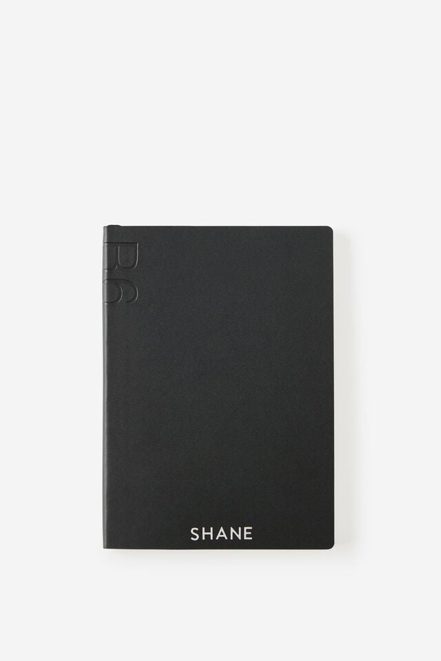 Personalised B6 Soft Cover Lined Notebook